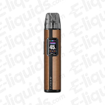 ELFBAR ELFX Pro Classic Edition Vape Pod Kit with sleek design and digital display showing turbo mode at 45W.