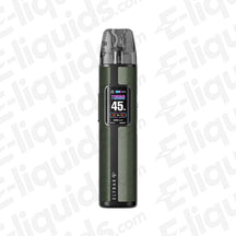 ELFBAR ELFX Pro Classic Edition Vape Pod Kit in green with digital display and turbo function.