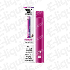 YOLO Mesh M600 20mg Disposable Vape Cranberry Apple Raspberry