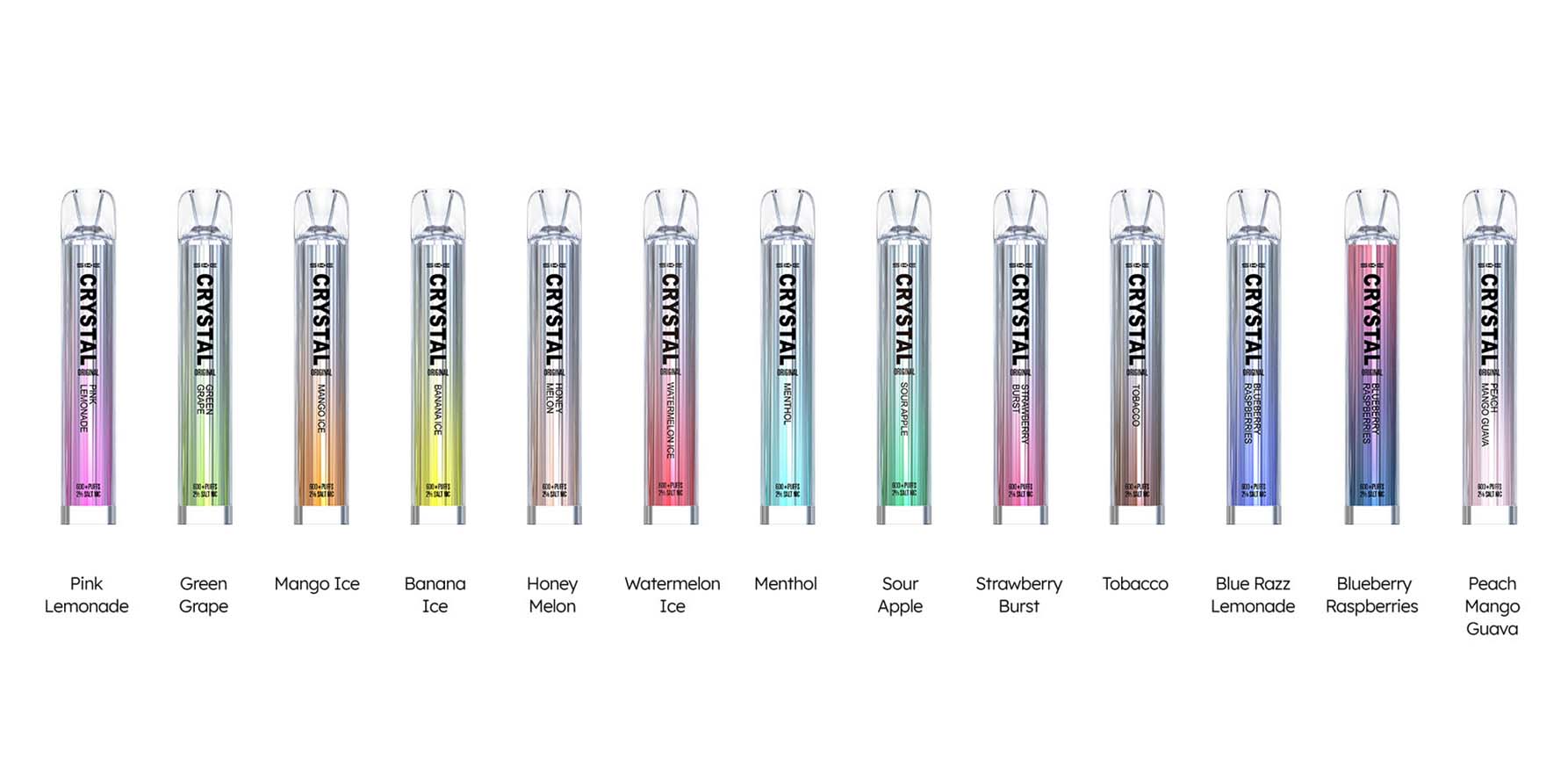 Crystal Bar Clear Flavours