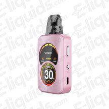 VooPoo Argus A Vape Kit in pink with dual OLED displays and stylish design for a premium vaping experience.