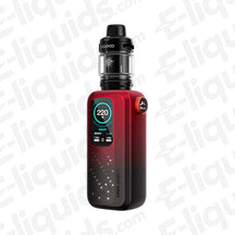 VooPoo Vinci Spark 220 Dark Red Mod Pod Kit with customizable luxury dial and 220W output for style and performance.