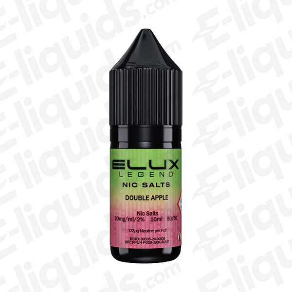 Jook Bar Vape Double Apple Nic Salt E-liquid by Elux Legend