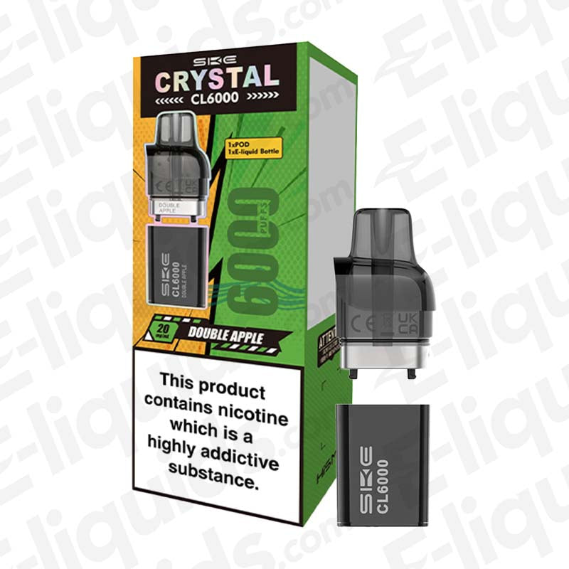 Blue Razz Lemonade SKE Crystal CL6000 Prefilled Vape Pod | E-liquids.com Blue Razz Lemonade SKE Crystal CL6000 Prefilled Vape Pod | E-liquids.com