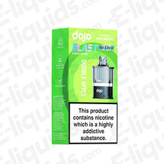 Vaporesso Dojo Blast 6000 Double Apple Prefilled Pod packaging with nicotine warning label