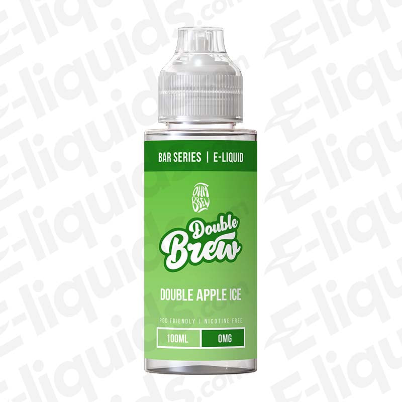 Ohm Brew Double Brew Double Apple Ice 100ml Shortfill E-liquid