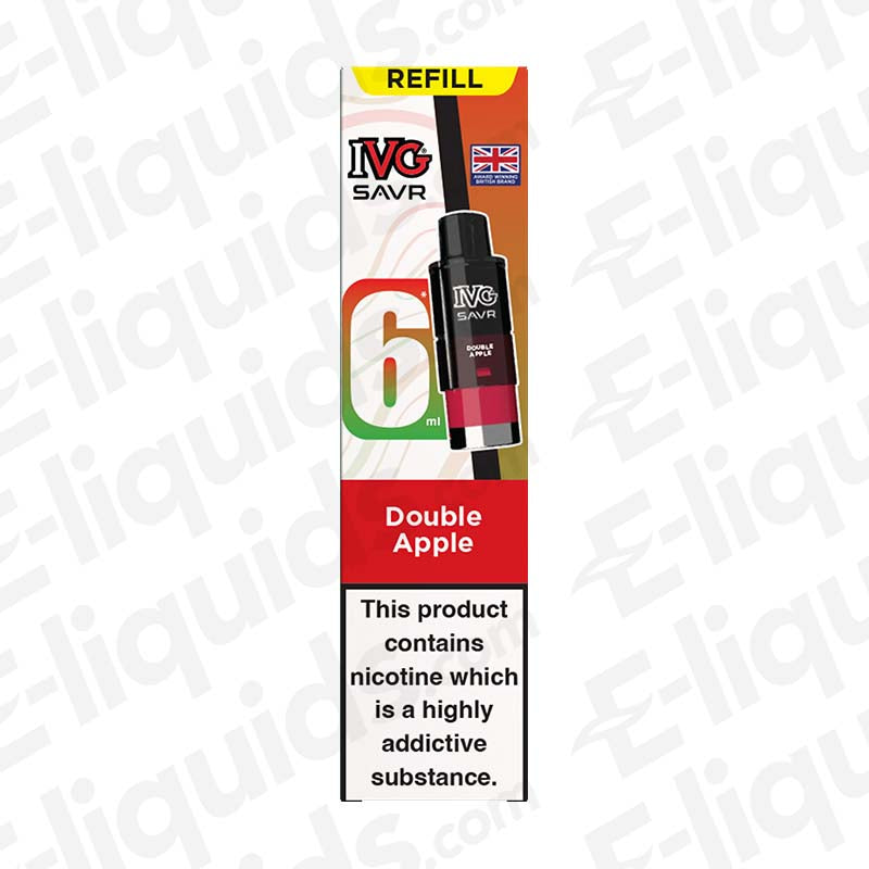 IVG SAVR Double Apple 20mg Prefilled Pods