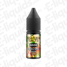 Smash Salts 6500 Double Apple Shisha 10mg Nic Salt E-liquid