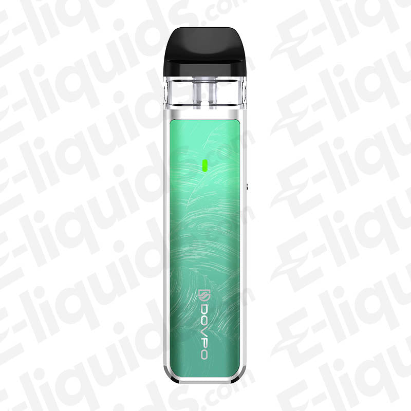 Dovpo Ayce Mini Pod Kit in green, compact vaping device designed for on-the-go use, delivering satisfying clouds.