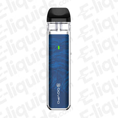 Dovpo Ayce Mini Pod Kit in blue, compact vaping device designed for performance and portability.