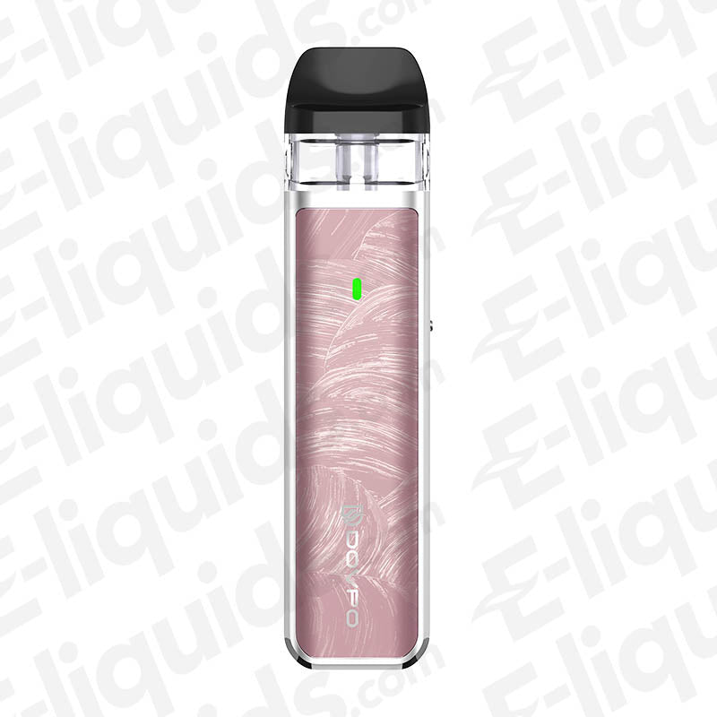 Dovpo Ayce Mini Pod Kit in sleek rose gold design, a compact vaping device for powerful performance.