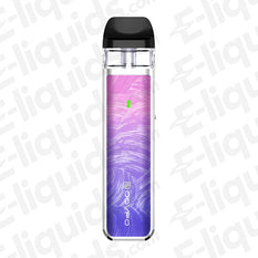 Dovpo Ayce Mini Pod Kit in purple and blue design, compact vaping device for on-the-go performance.