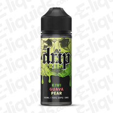 Kiwi Guava Pear Shortfill E-liquid by Drip in a 100ml bottle, featuring an exotic fruit blend.