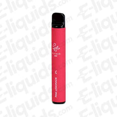 Pink Lemonade Disposable Vape Device by Elf Bar, featuring raspberry and fizzy lemonade flavors, lightweight design.