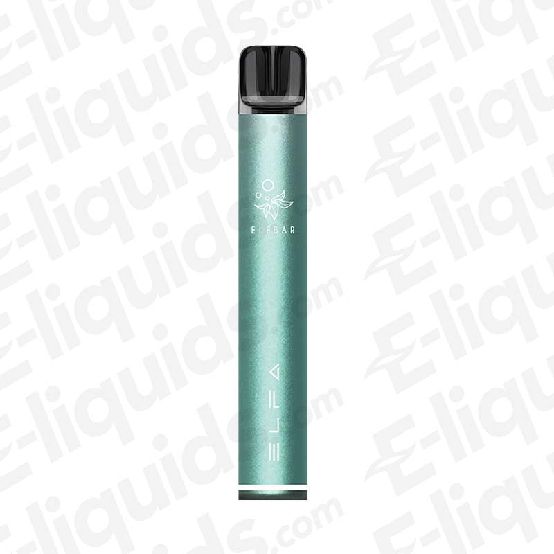 Elf Bar Elfa Pro Pod Kit Vape Device in mint green with sleek design and compact shape.