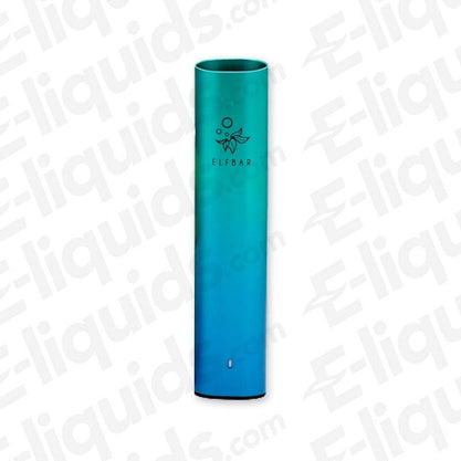 Elf Bar Mate 500 Vape Device in gradient green and blue color, compact design for vaping on the go.
