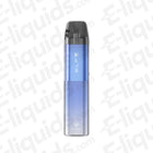 ELFBAR ELFX Vape Pod Kit in blue, featuring a powerful 1000mAh battery and top refill design for enhanced vaping experience.