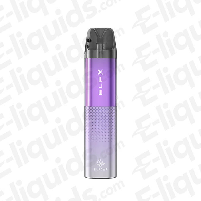 ELF BAR ELFX Black Vape Kit Black Finish Pod Device ELF BAR ELFX Black Vape Kit Black Finish Pod Device