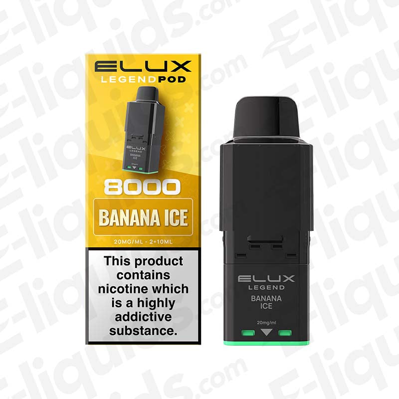 Elux Legend 8000 Banana Ice Prefilled Pod