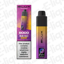 Elux Legend 8000 Blue Razz Gummy Prefilled Pod Kit
