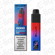 Elux Legend 8000 Blueberry Cherry Cranberry Prefilled Pod Kit