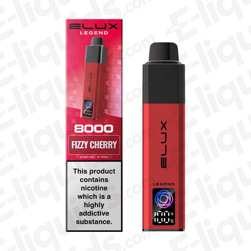 Elux Legend 8000 Fizzy Cherry Prefilled Pod Kit