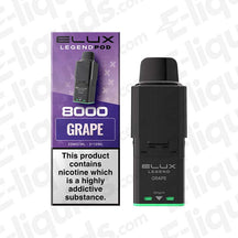Elux Legend 8000 Grape Prefilled Pod