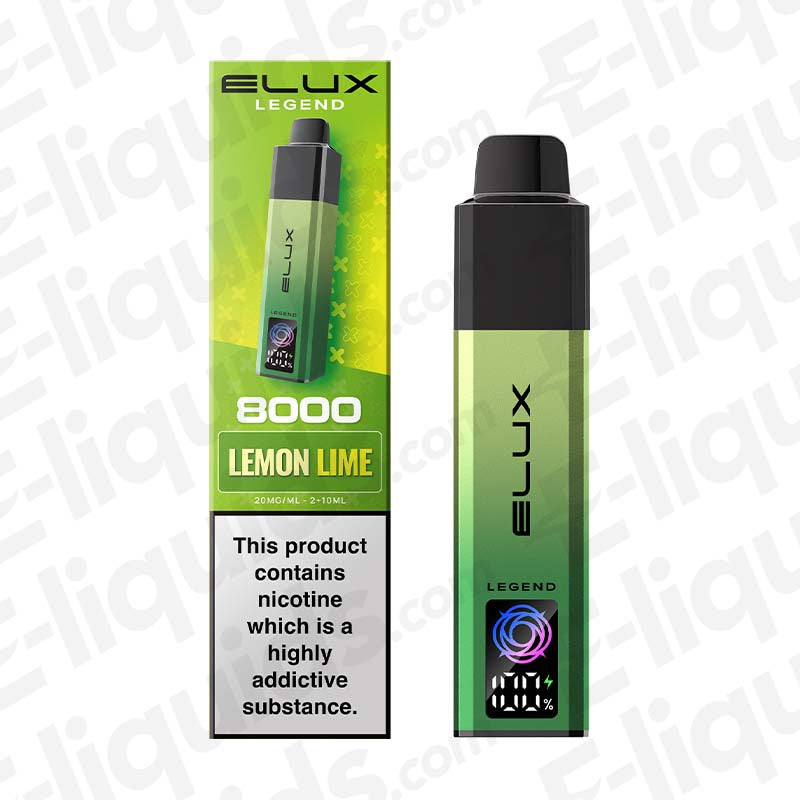 Elux Legend 8000 Lemon Lime Prefilled Pod Kit