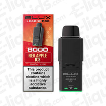 Elux Legend 8000 Red Apple Ice Prefilled Pod