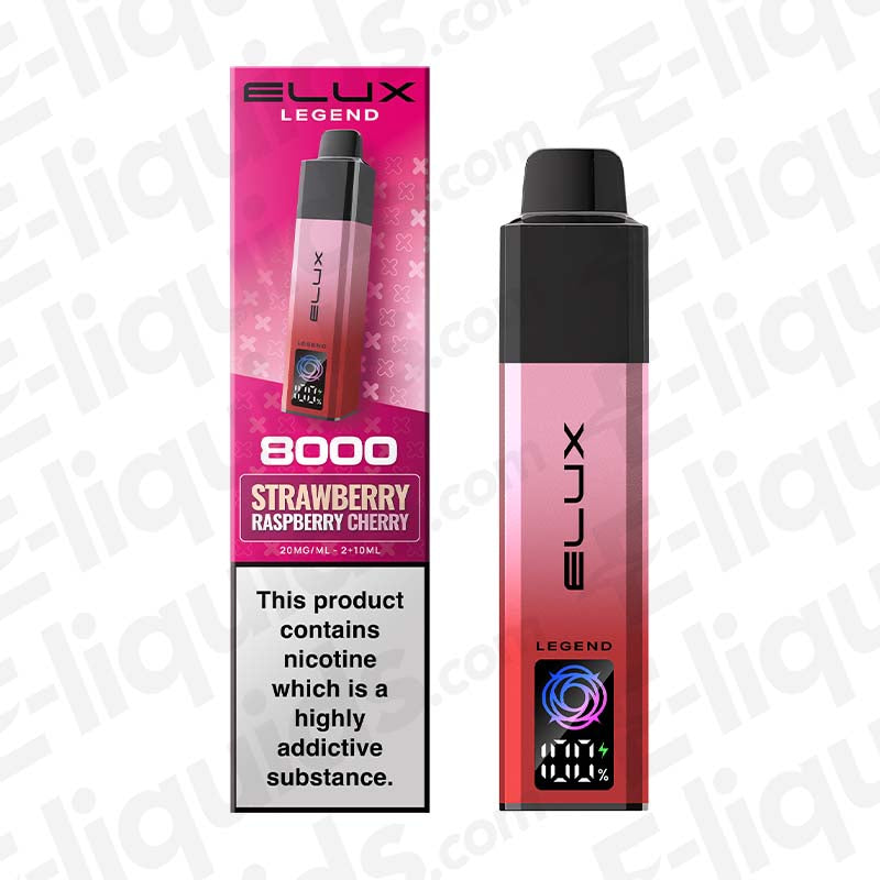 Elux Legend 8000 Strawberry Raspberry Cherry Prefilled Pod Kit