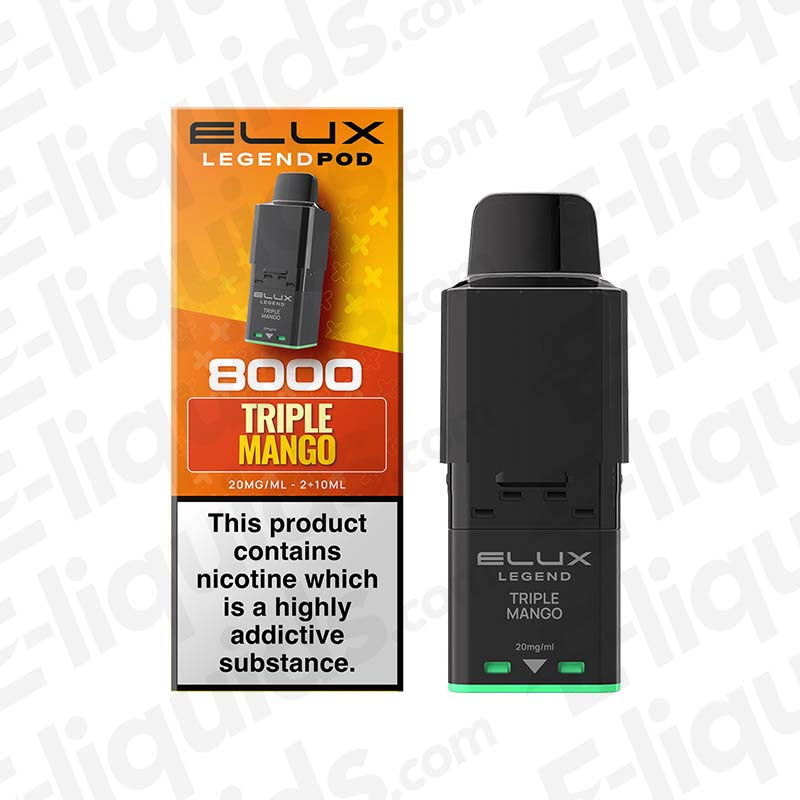 Elux Legend 8000 Triple Mango Prefilled Pod