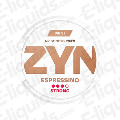 Mini Strong Nicotine Snus Pouches by ZYN Espressino 