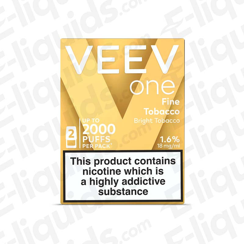 VEEV One Fine Tobacco 20mg Prefilled Pods