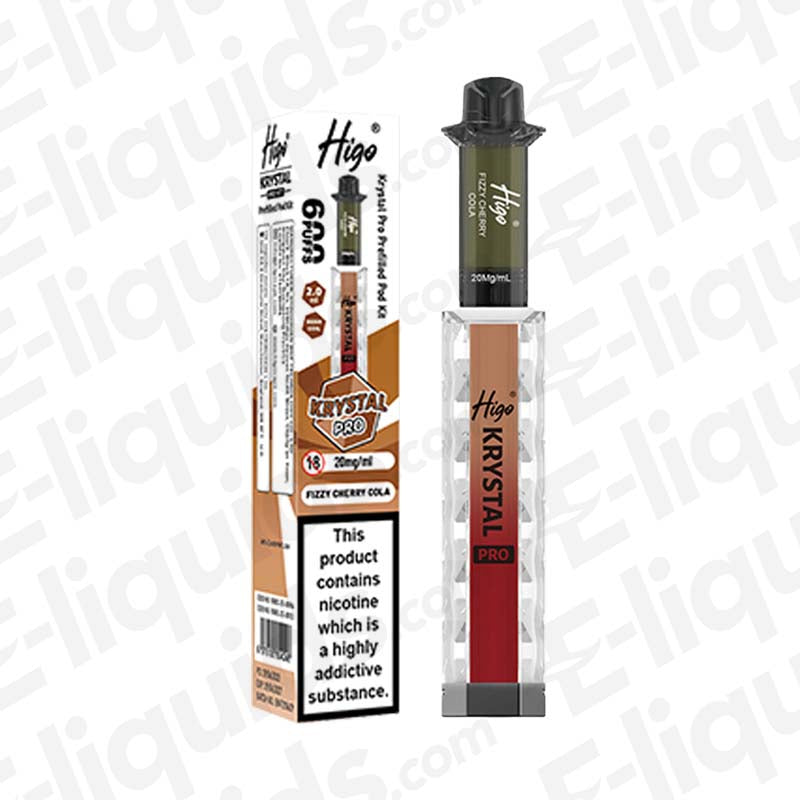 Higo Krystal Pro 20mg Prefilled Pod Kit Fizzy Cherry Cola