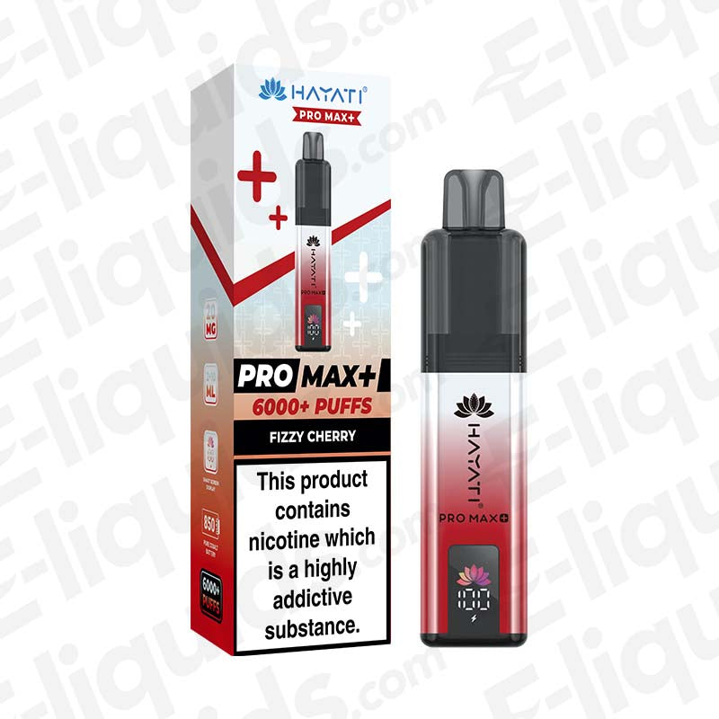 Hayati Pro Max+ 20mg Prefilled Pod Kit Fizzy Cherry