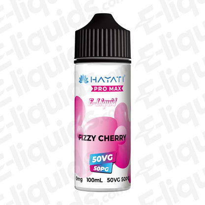 Hayati Pro Max 50/50 Fizzy Cherry 100ml Shortfill E-liquid