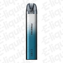 FreeMax EVOX Vape Pod Kit in sleek design, featuring adjustable airflow and built-in rechargeable battery.