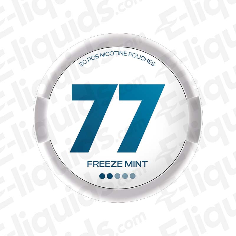77 Light Freeze Mint 5mg Nicotine Pouches