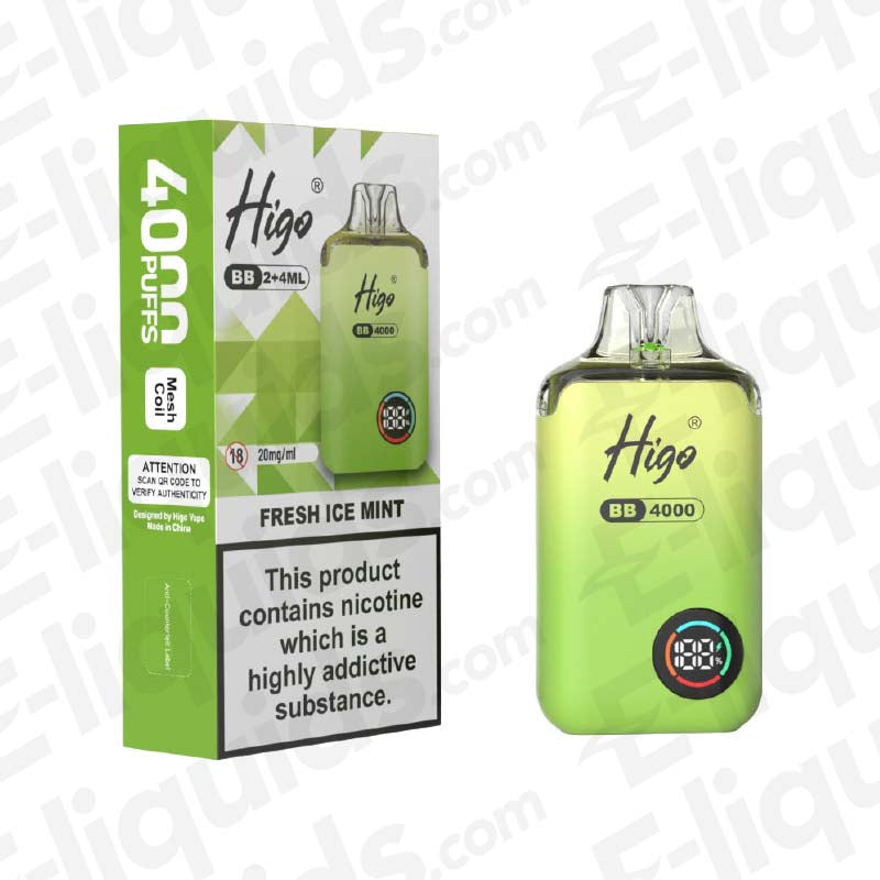 Higo BB 4000 Watermelon Bubblegum Prefilled Pod Kit | E-liquids.com Higo BB 4000 Watermelon Bubblegum Prefilled Pod Kit | E-liquids.com