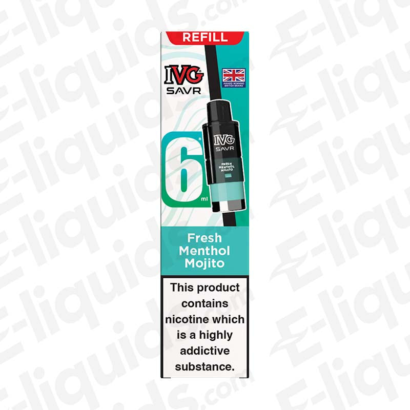 IVG SAVR Fresh Menthol Mojito 20mg Prefilled Pods