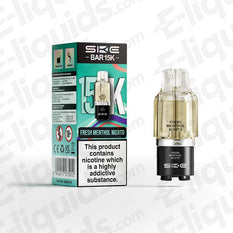 SKE Bar 15K 20mg Prefilled Pods Fresh Menthol Mojito