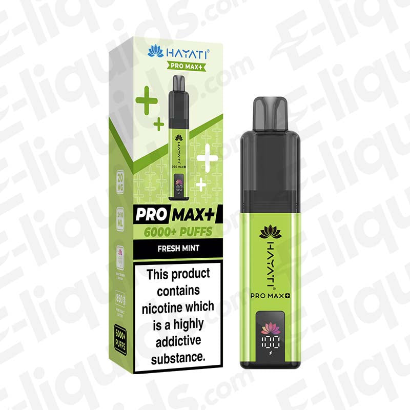Hayati Pro Max+ 20mg Prefilled Pod Kit Fresh Mint