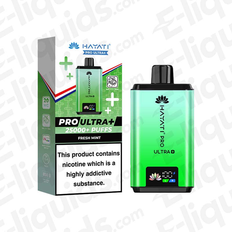 Hayati Pro Ultra 20mg Prefilled Pod Kit Fresh Mint