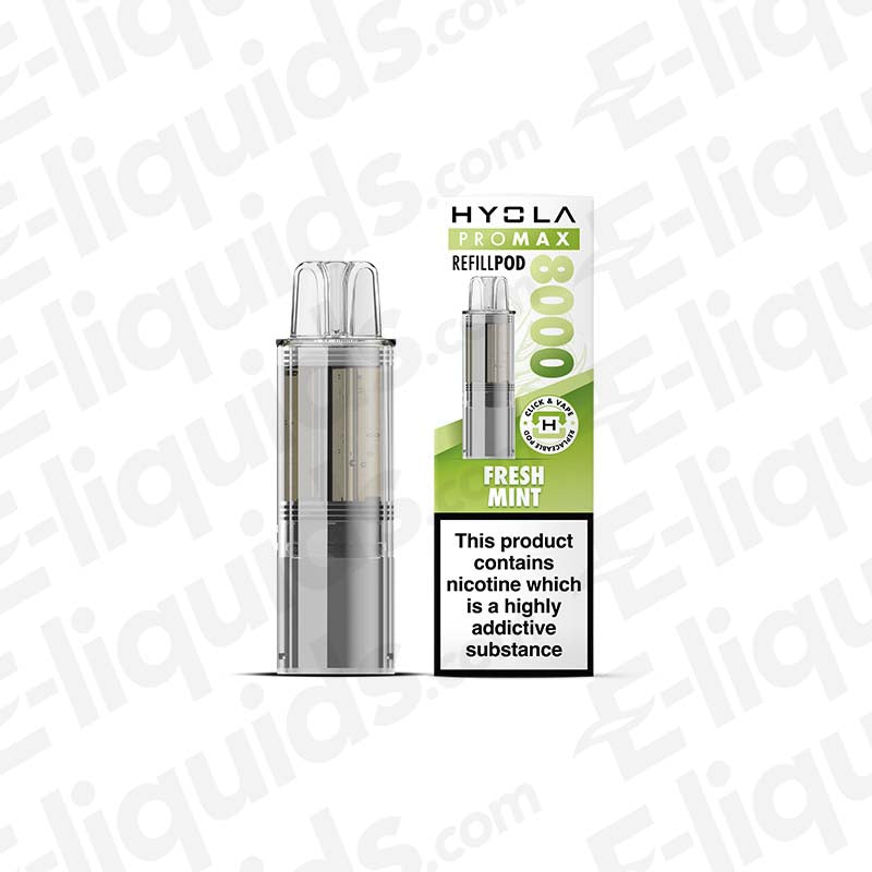 Hyola Pro Max 8000 Fresh Mint 20mg Prefilled Pods