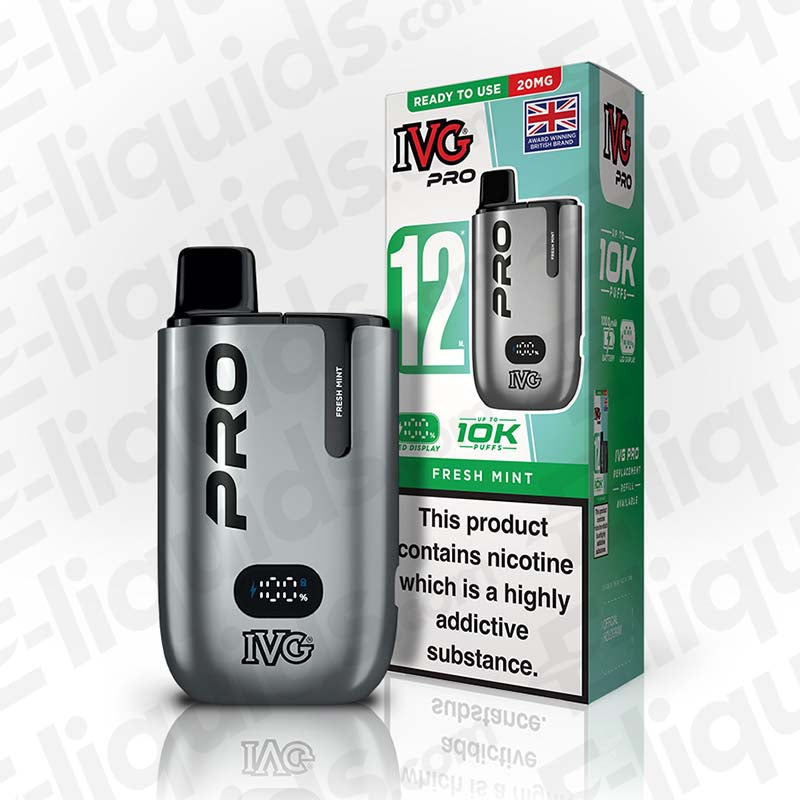 IVG Pro 12 20mg Prefilled Pod Kit Fresh Mint