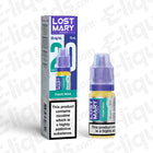 Lost Mary Nic Salt Vape Juice Fresh Mint 10ml bottle, 5mg strength, compatible with pod kits, starter kits, mouth to lung, 21 flavors.