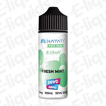 Hayati Pro Max 50/50 Fresh Mint 100ml Shortfill E-liquid