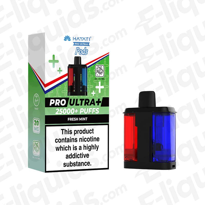 Hayati Pro Ultra Fresh Mint 20mg Prefilled Pods