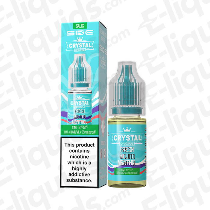 SKE Crystal Fresh Menthol Mojito Nic Salts