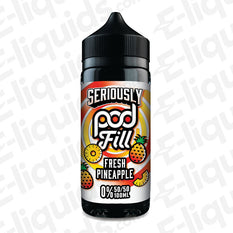 Doozy Vape Co Seriously Pod Fill Fresh Pineapple 100ml Shortfill E-liquid